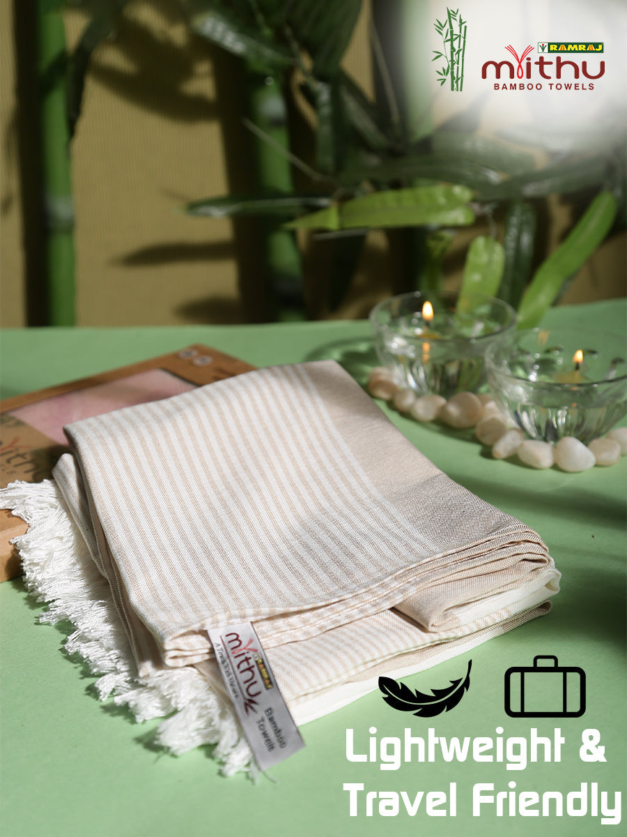 Ultra Soft Super Absorbent Bamboo Bath Towel Size 0.75m X 1.80m-View four
