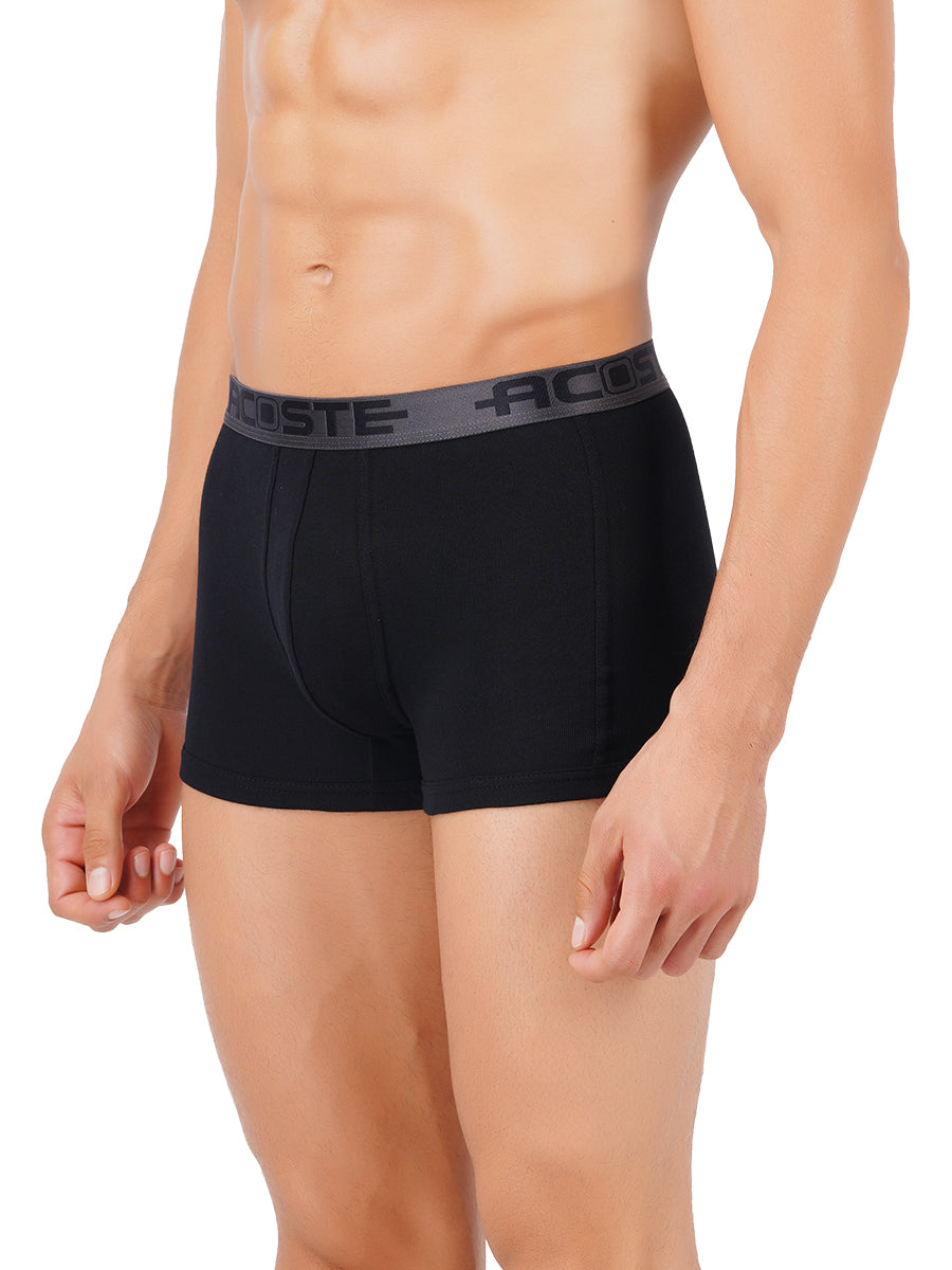 Soft Combed Rib Spandex Outer Elastic Trunk Acoste 1014(2 PCs Pack)-Side view