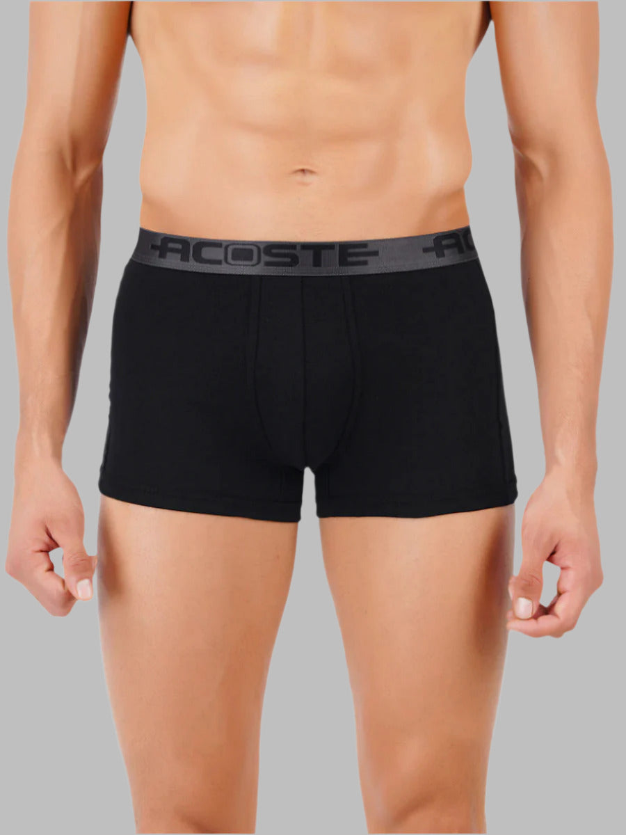 Soft Combed Rib Spandex Outer Elastic Trunk Acoste 1014(2 PCs Pack)