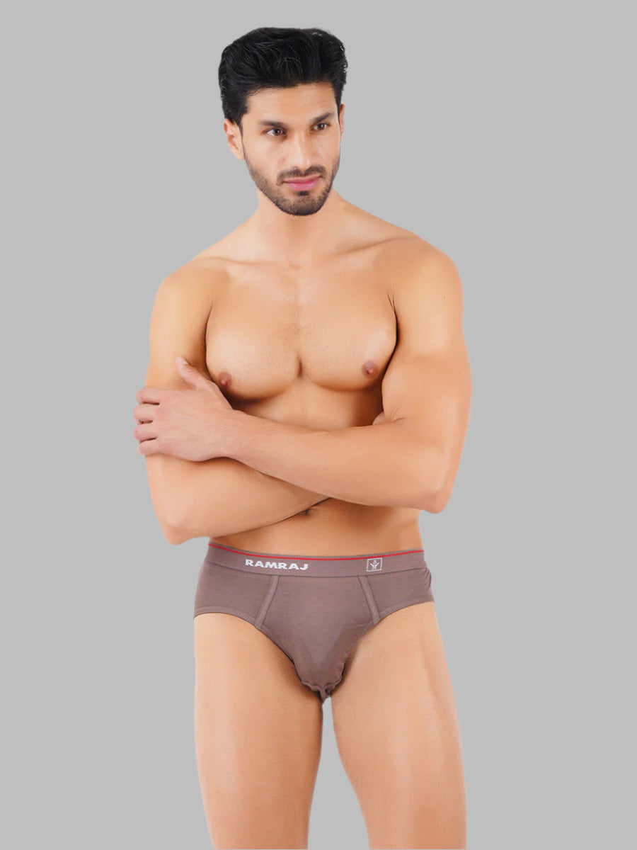Mens Soft Combed Fine Jersey PlusSize OE Brief Suriya-Pack of 2-Front view
