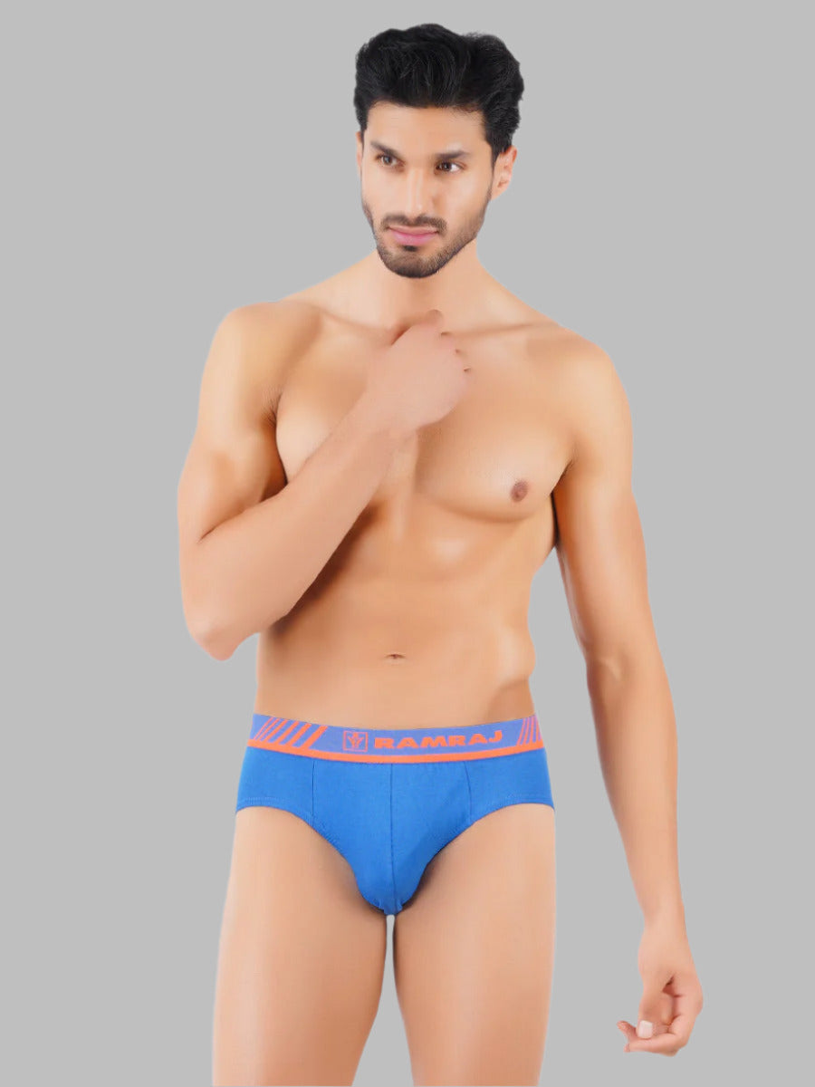 Mens Jersy Outer Elastic Plus Size Brief Udaya Ni (Pack of 2)-Front view
