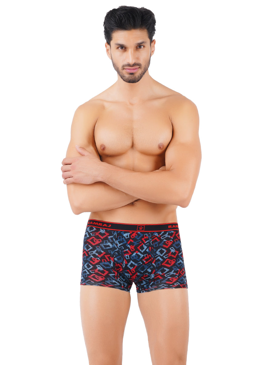 Mens Outer Elastic Plus Size Trunk without Pocket Sparkle (2 PCs Pack)-Full view
