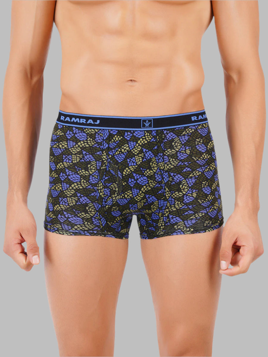 Mens Outer Elastic Plus Size Trunk without Pocket Sparkle (2 PCs Pack)