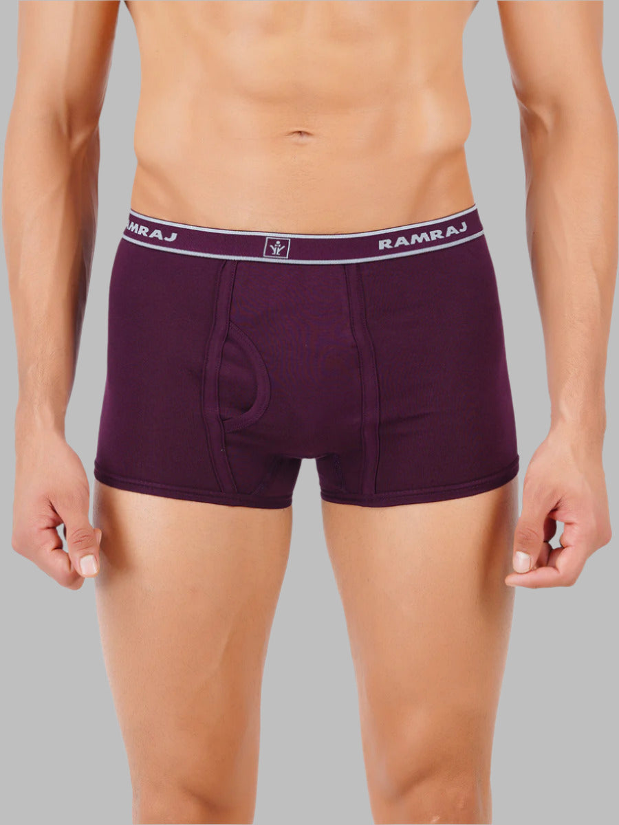 Combed Cotton without Pocket Trunk Outer Elastic Vintrack (2PCs Pack)