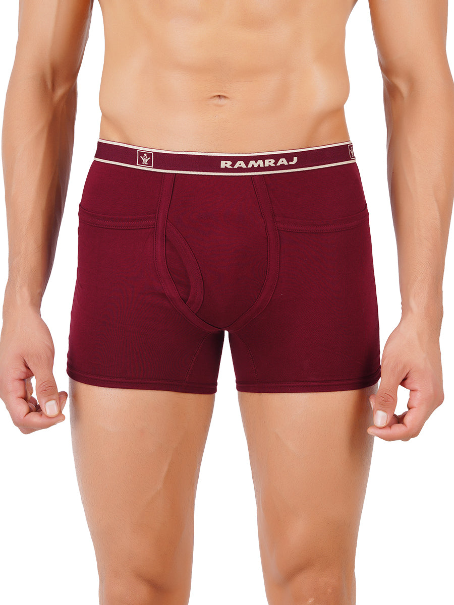 Mens Soft Combed Snug Fit Pocket Trunk PlusSize Target-Pack of 2