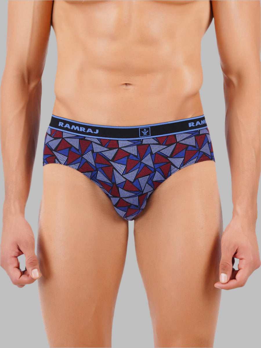 Soft Combed Fine Jersy Print Brief Outer Elastic Sparkle (2PCs Pack)