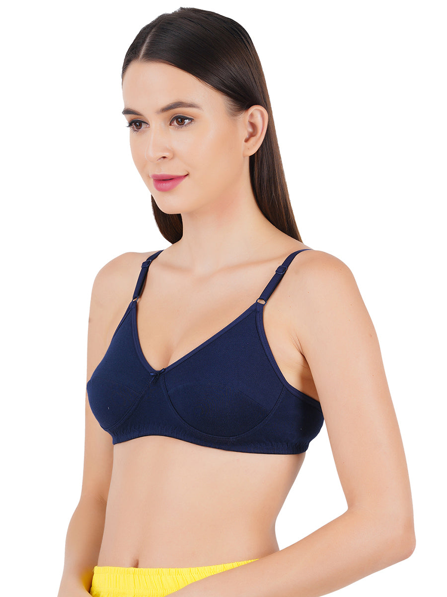 Womens Colour Brazier KB02 (2Pcs Pack)-Blue