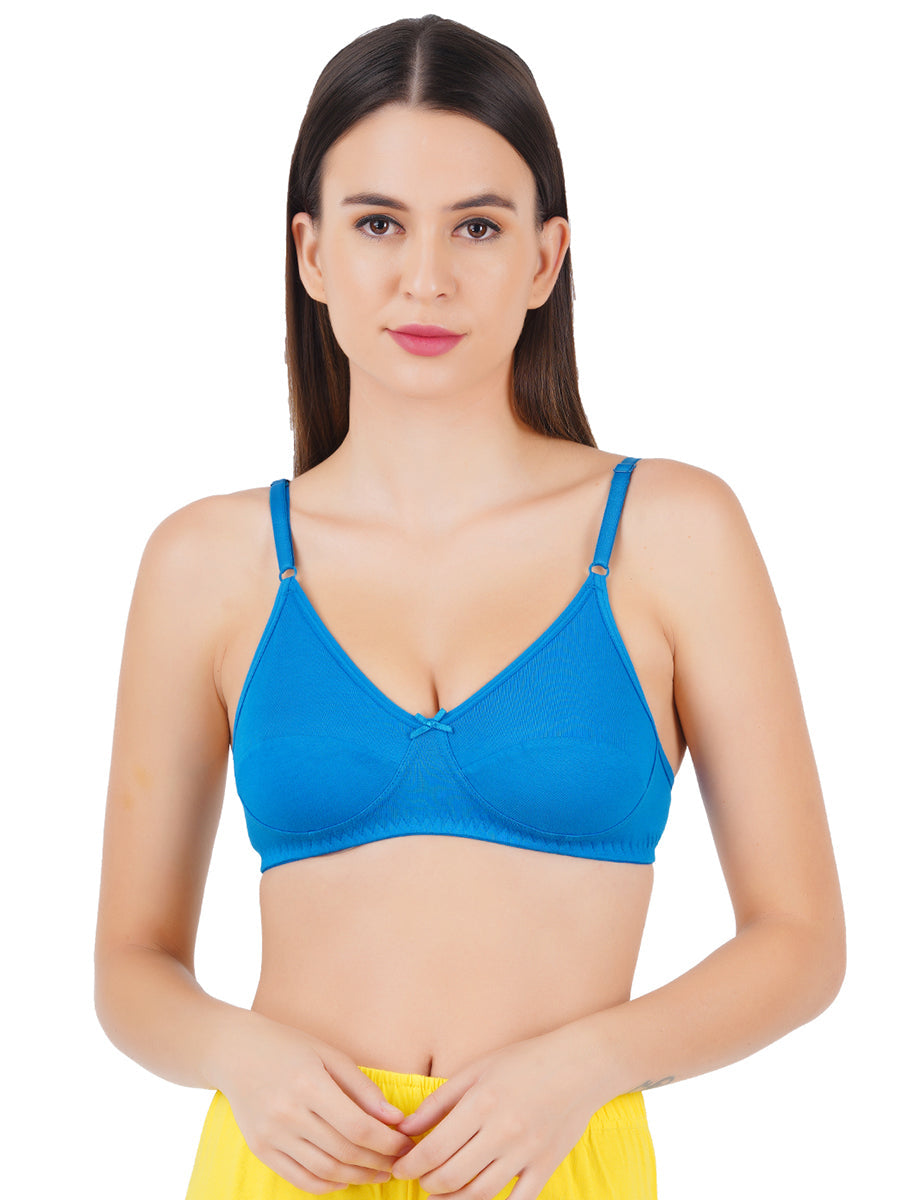 Women's Pure Cotton Comfort&Adjustable Modern Regular Braze-Pack of 2-Front view