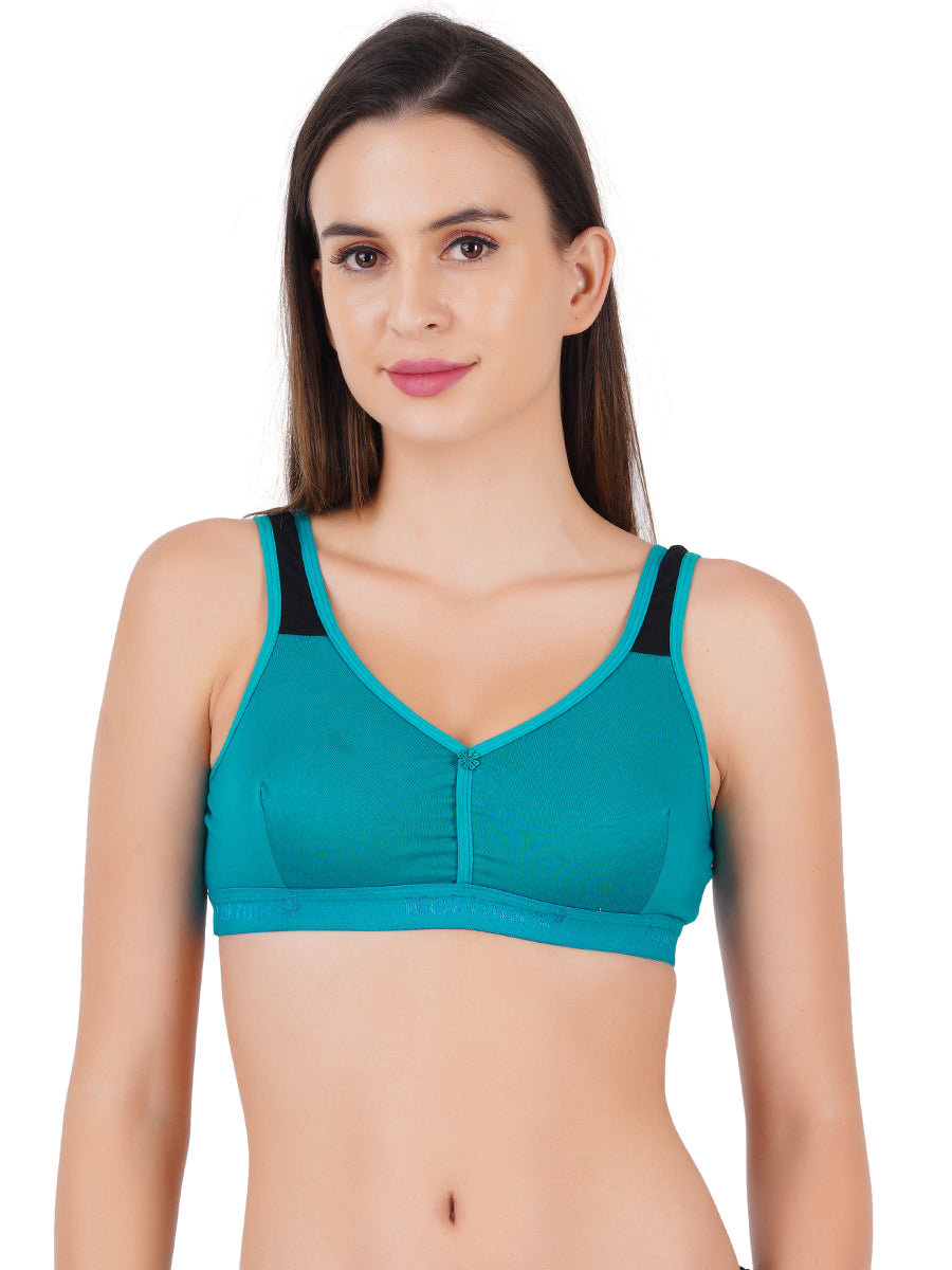 Womens Colour Brazier KB04 (2Pcs Pack)-Front view