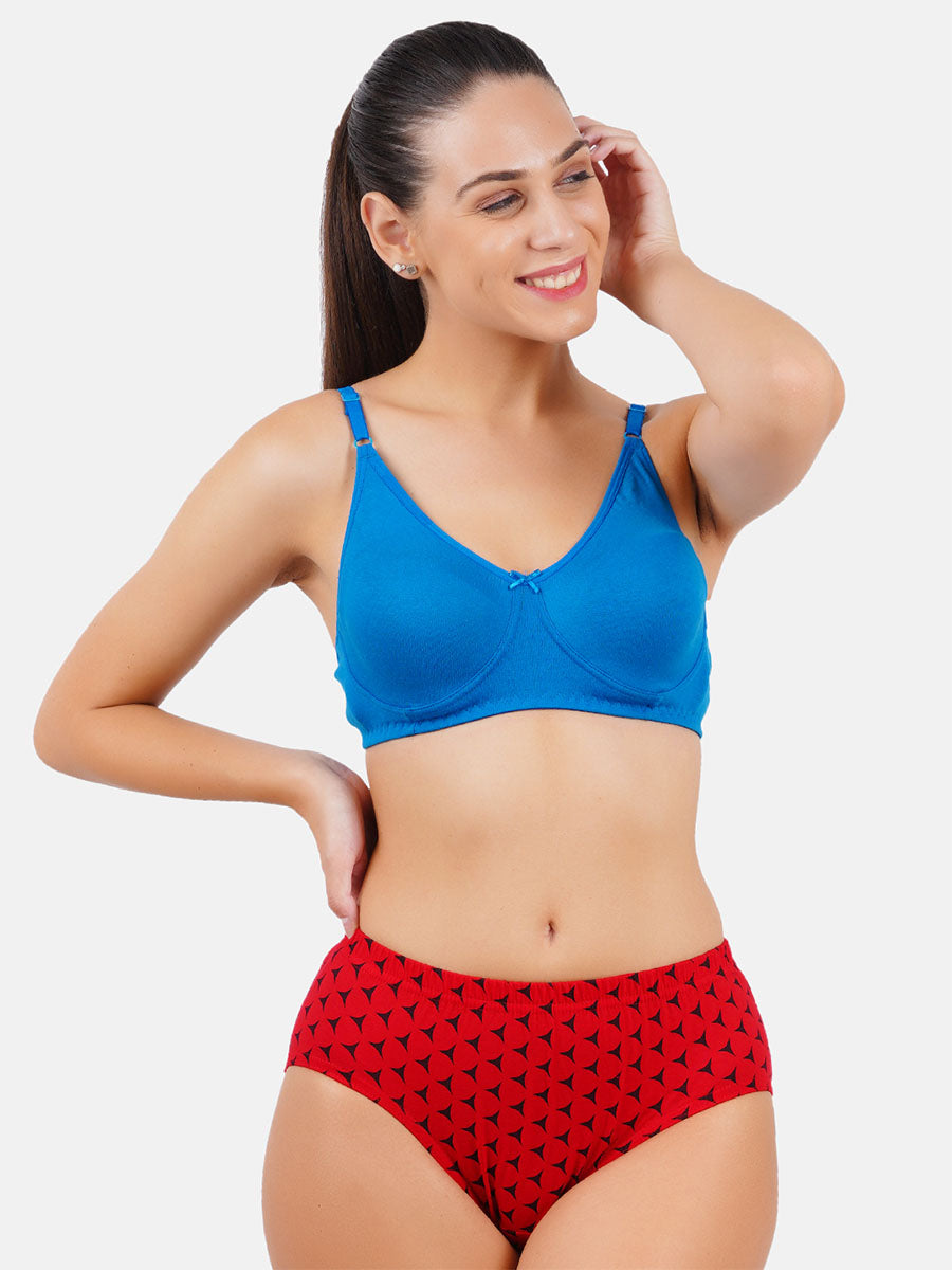 Womens Panties Elina Print (3 Pcs Pack)-View four