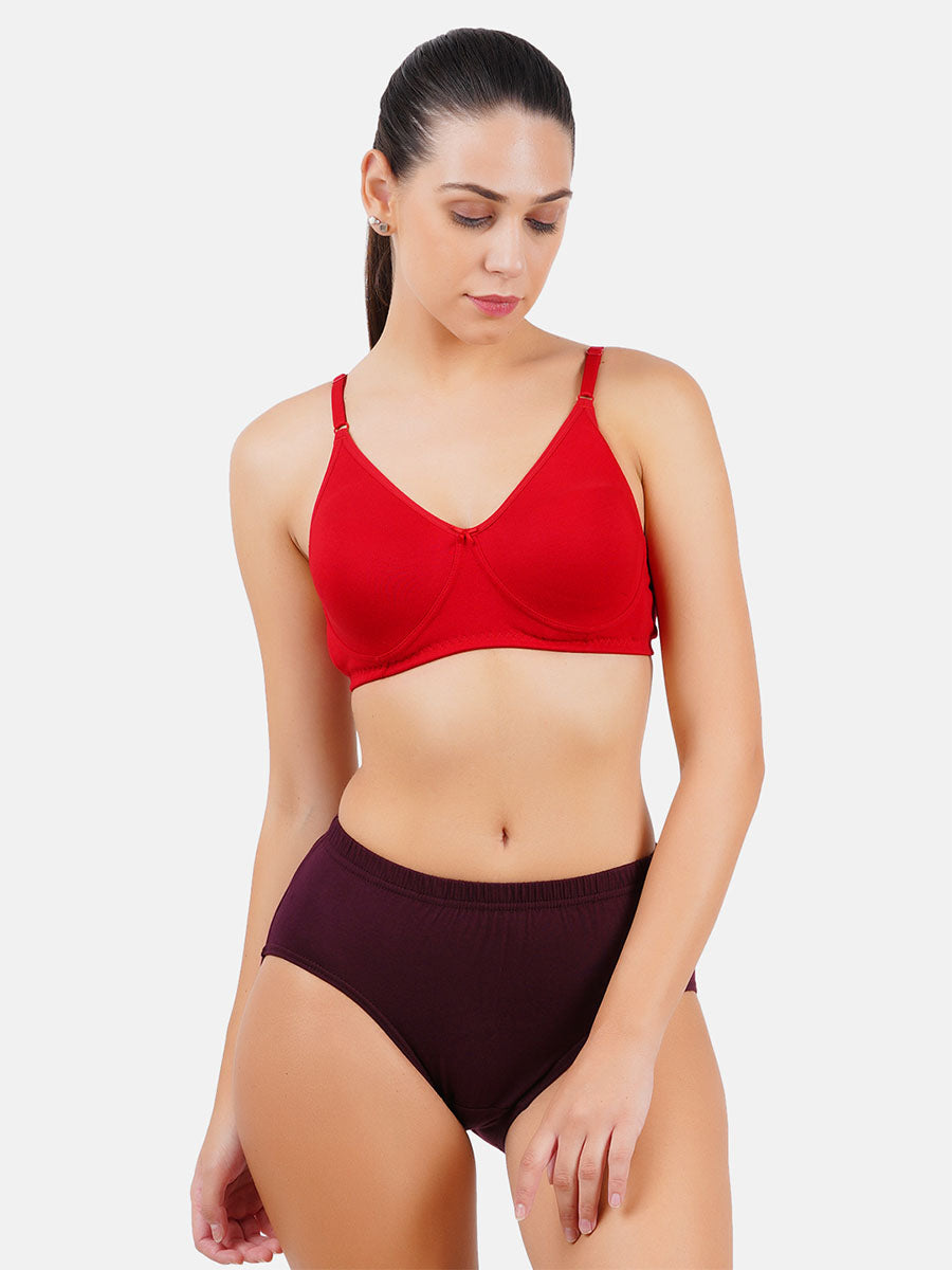 Womens Panties Teekay Plain  (3 Pcs pack)-view three