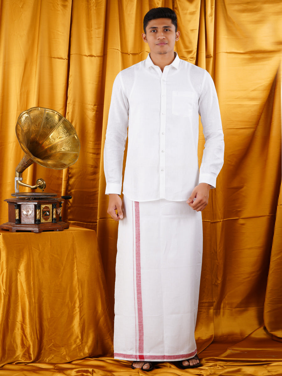 Linen dhoti price sale