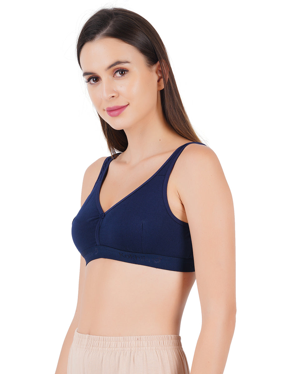 Womens Colour Brazier KB04 (2Pcs Pack)-Blue