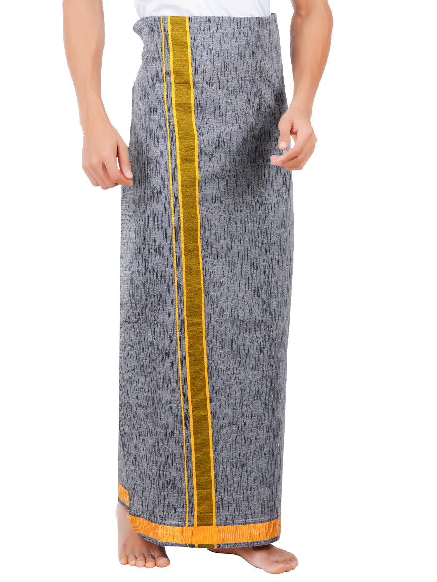 Mens Single Dhoti Nitro Slub Gold