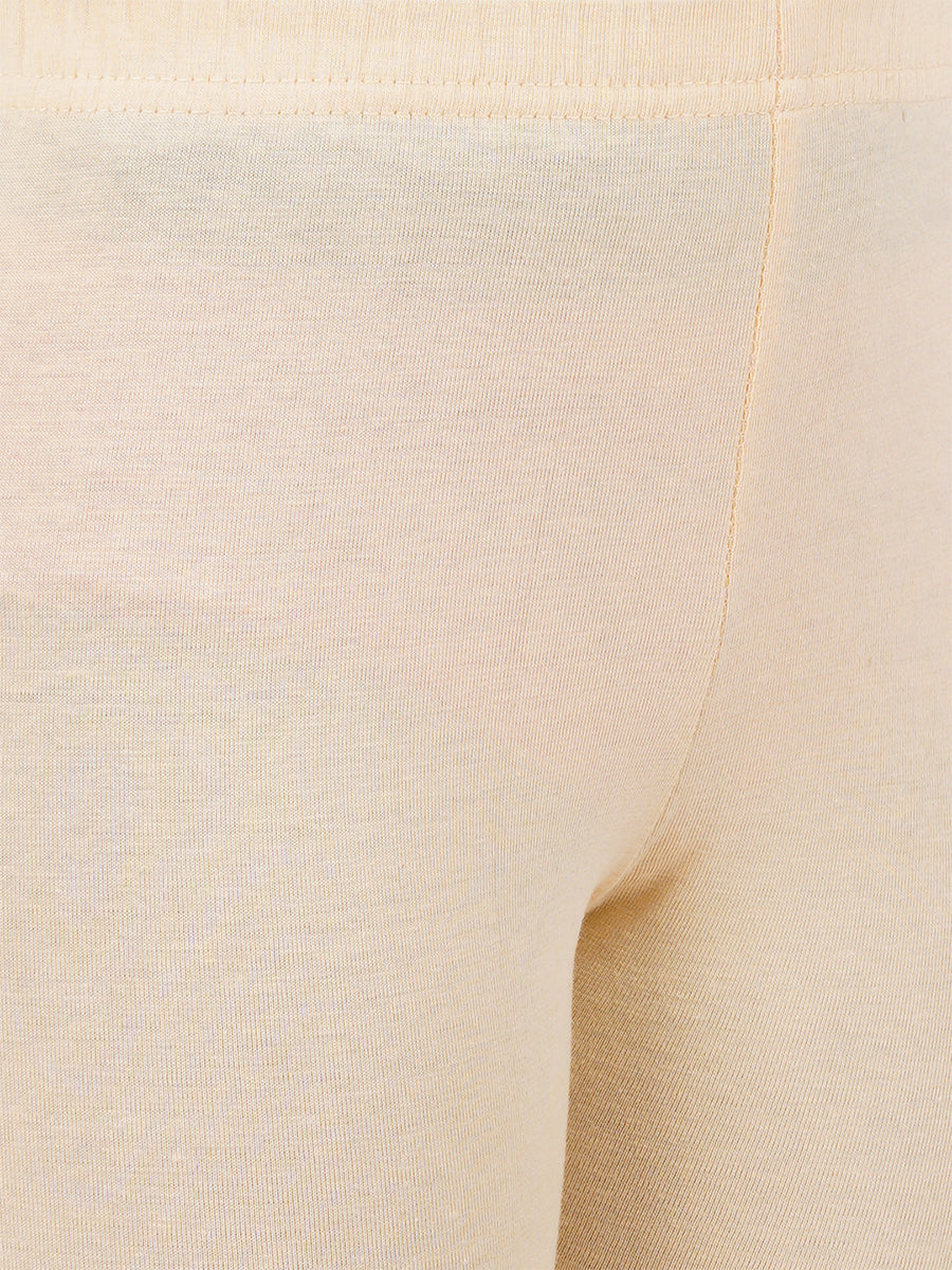 Girls Cotton with Elastane Mixed Skin Colour Tights (2PCs Pack)-Zoomview