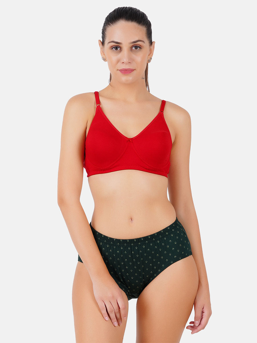 Womens Panties Elina Print Plus Size (3 Pcs Pack)-View five