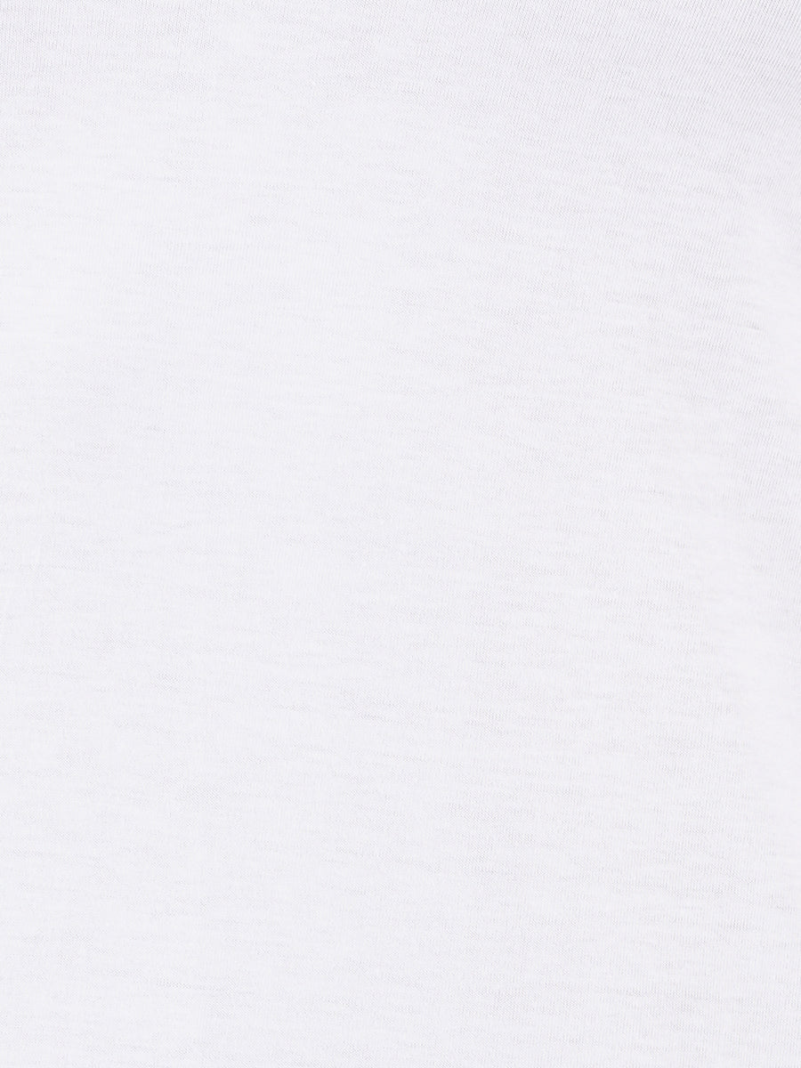 Mens Fine Cotton White Banian RNS PlusSize Sukra-Pack of 2-Zoom view