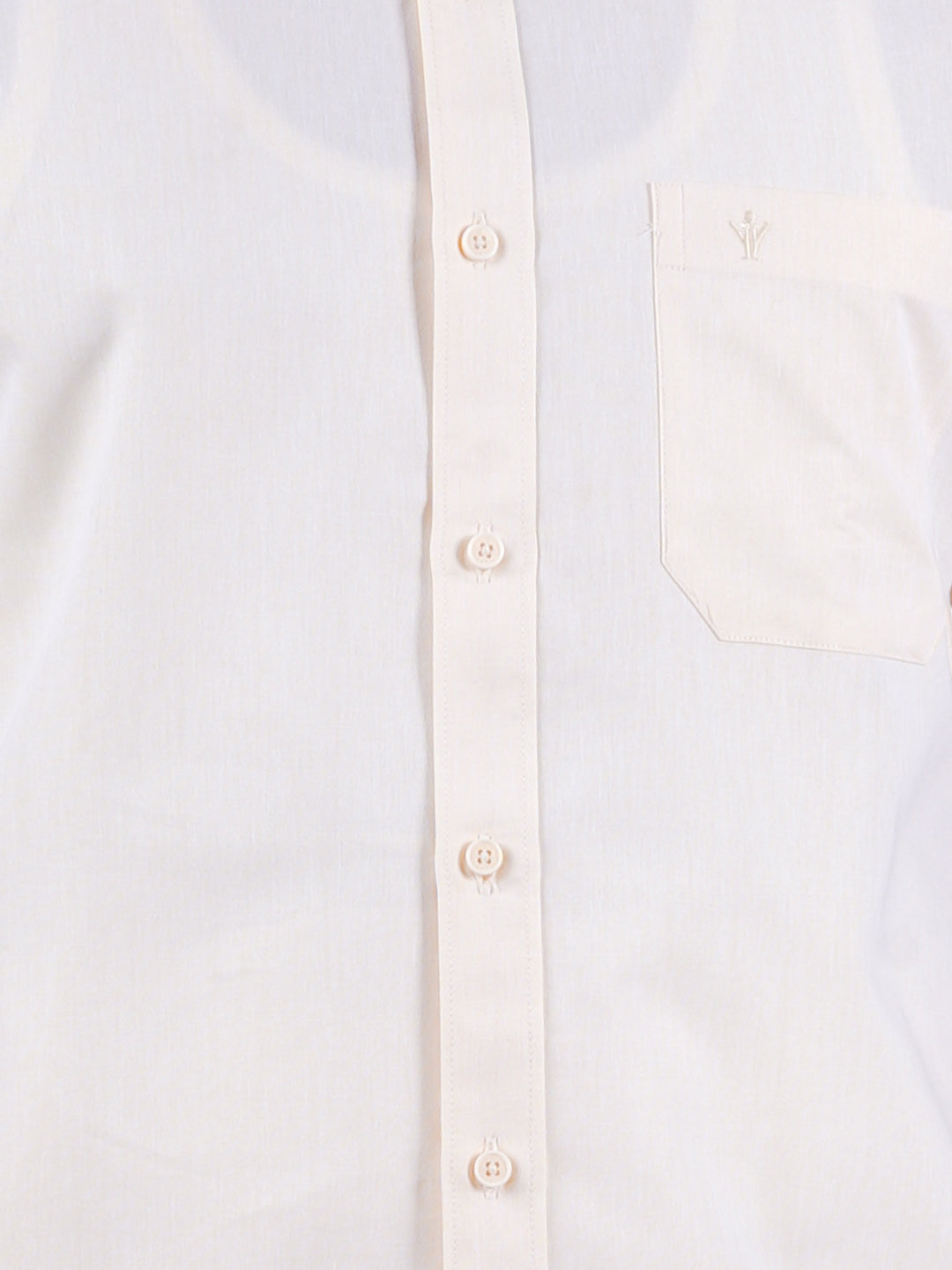Mens Cotton Half Sleeves Shirt with 1/2'' Gold Jari Dhoti Combo-Zoom view