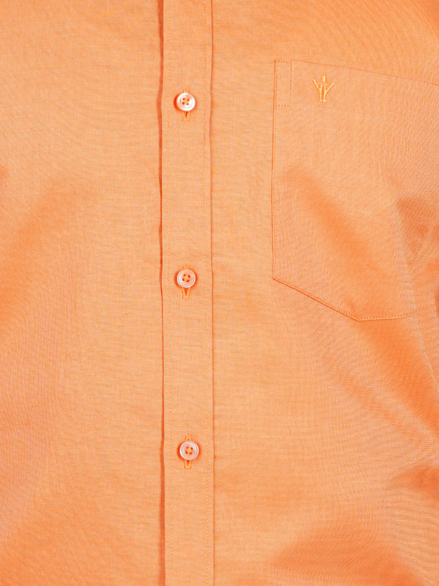 Premium Cotton Shirt Full Sleeves Orange EL GP17-Zoom view