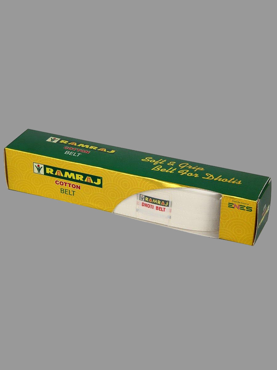 Dhoti Belts White & Cream -  Ramraj Cotton-Advertisement