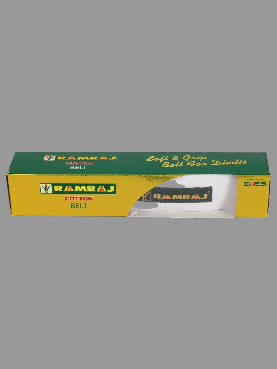 Dhoti Belts White & Cream -  Ramraj Cotton-Ad vert