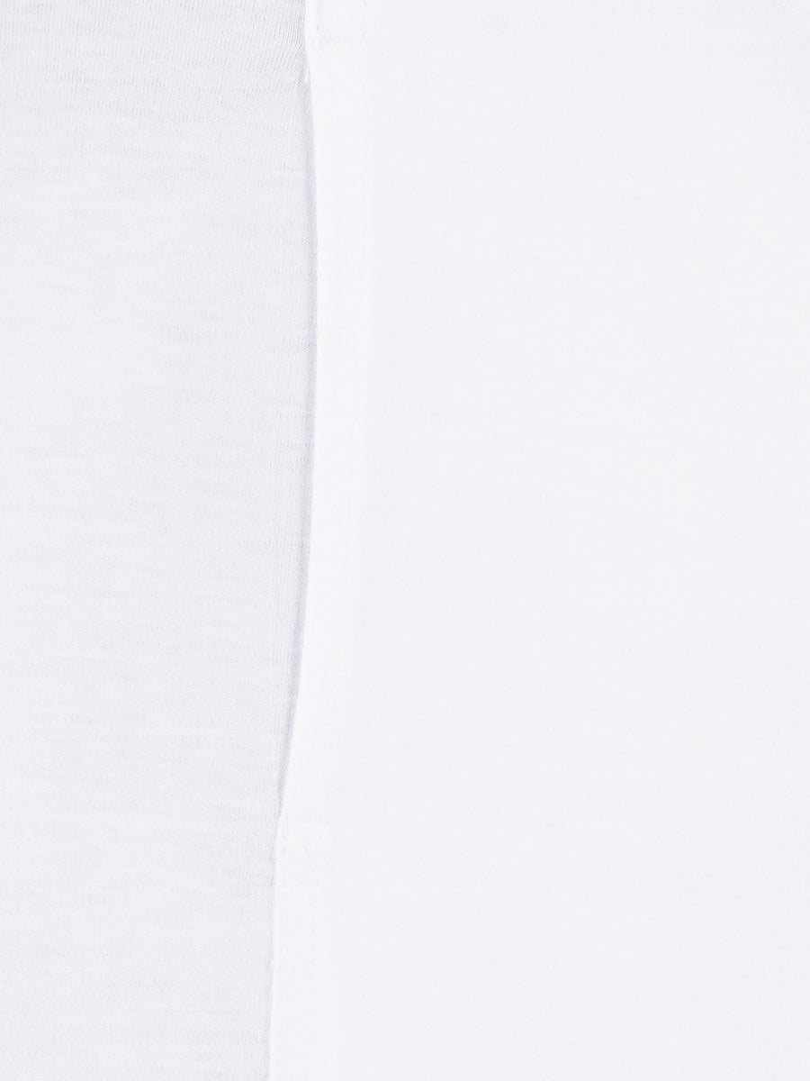 Mens Fine Cotton White Pocket Banian RNS Sukra (2 PCs Pack)-Close view