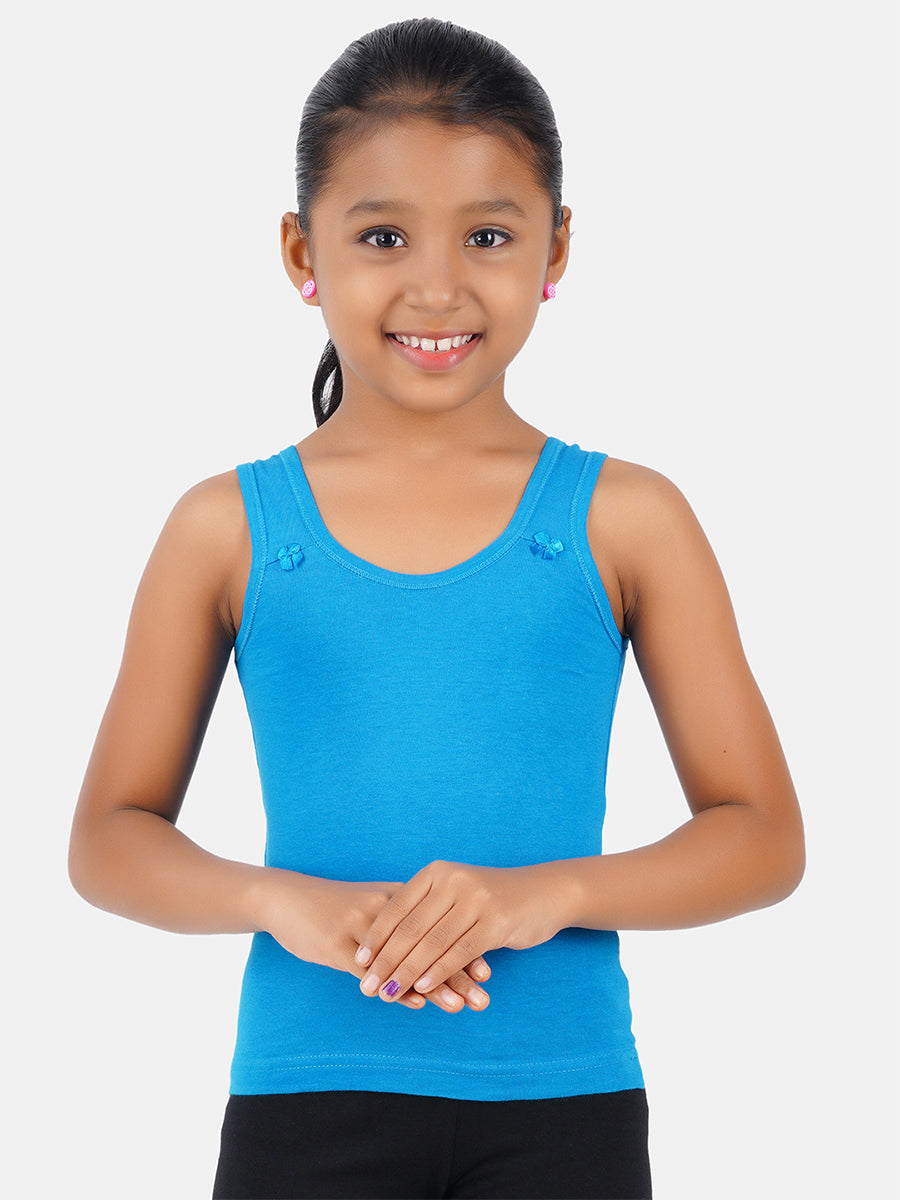 Soft Combed Cotton Round Neck Comfort Camisole Colour (2PCs Pack)-Front view