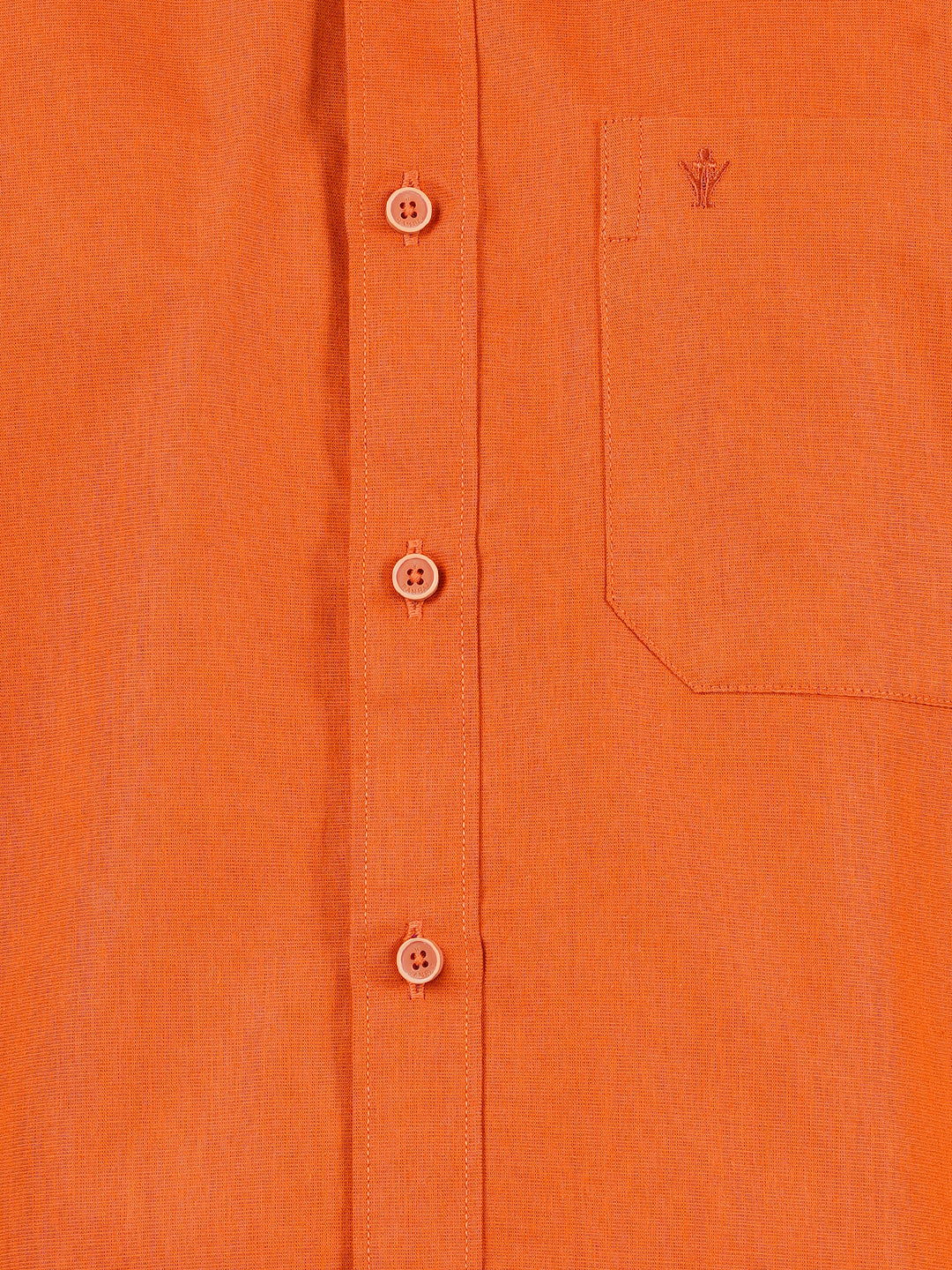 Mens Cotton Full Sleeves Shirt with 1/2'' Gold Jari Dhoti Combo-zoom view