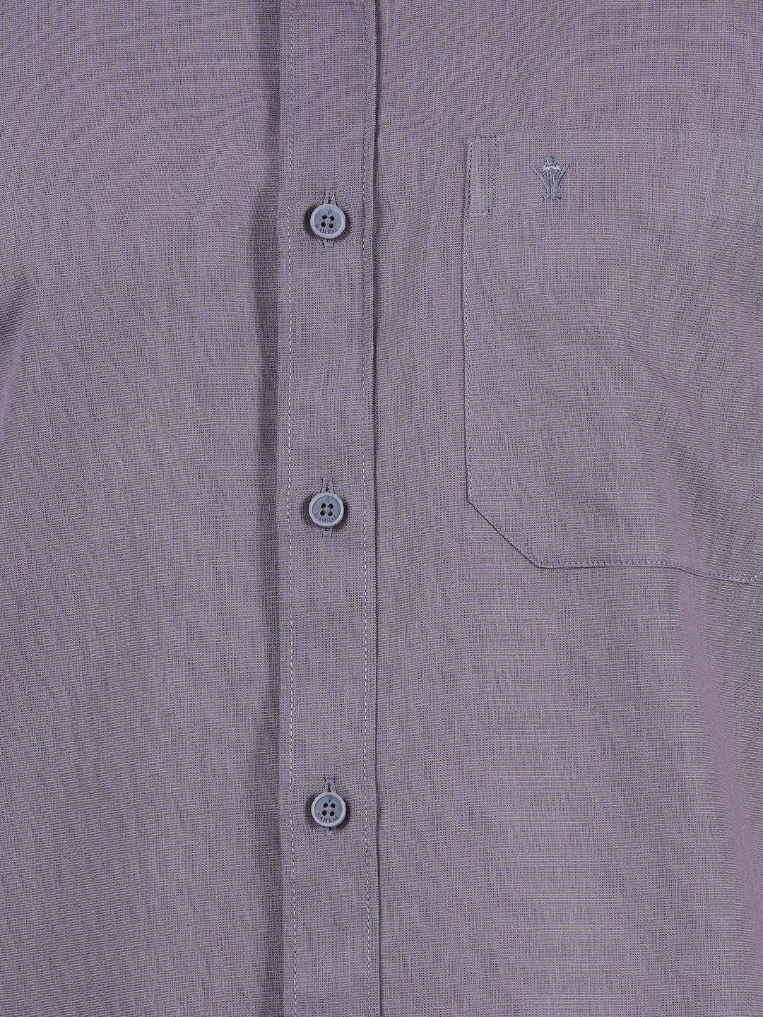 Mens Cotton Half Sleeves Shirt with 1/2'' Gold Jari Dhoti Combo-Zoom view