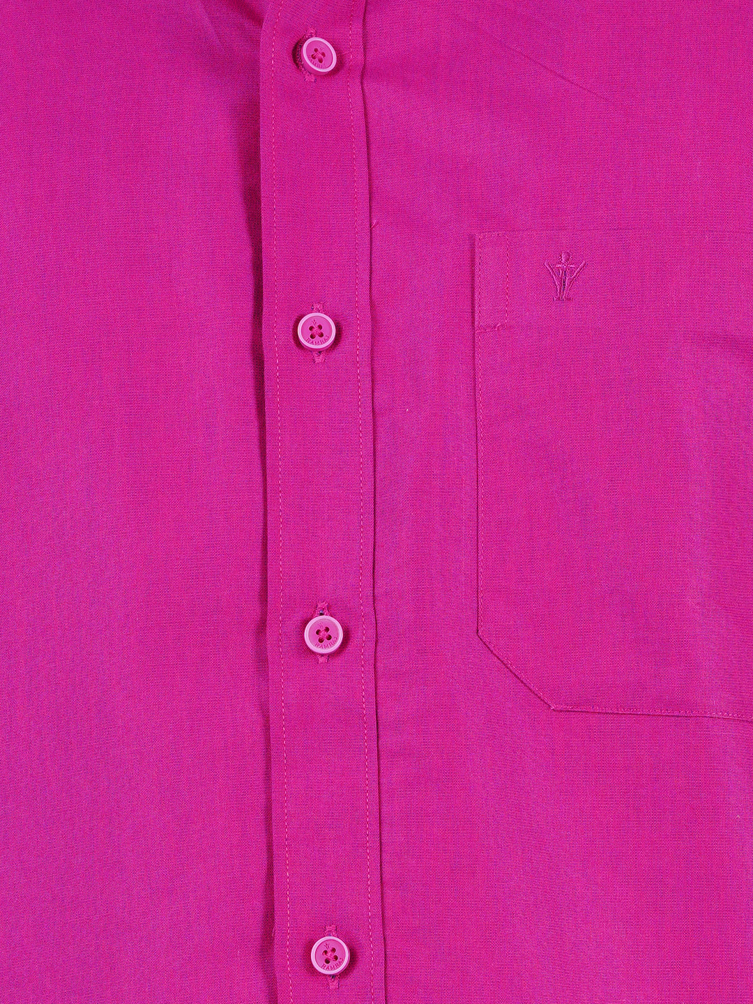 Mens Cotton Full Sleeves Shirt with 1/2" Gold Jari Dhoti Combo-Zoom view