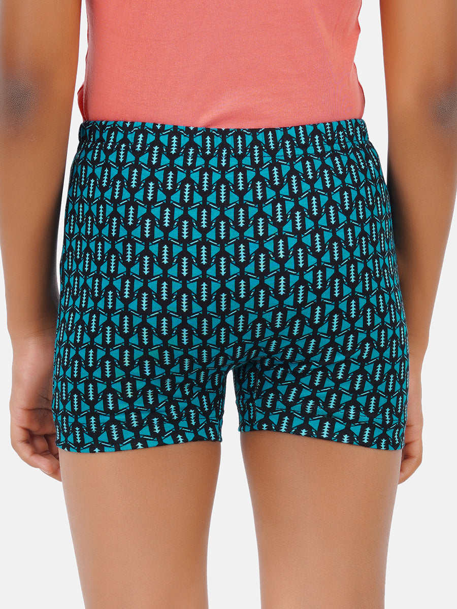 Girl's Printed Lutty Drawer (2 PCs Pack)-Back view