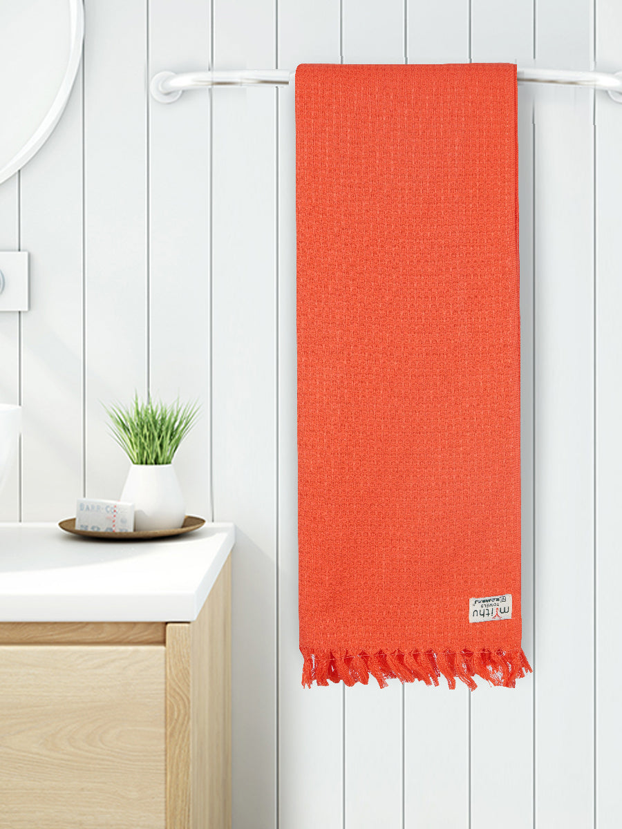 Ritham Cotton Colour Bath Towel-Long view