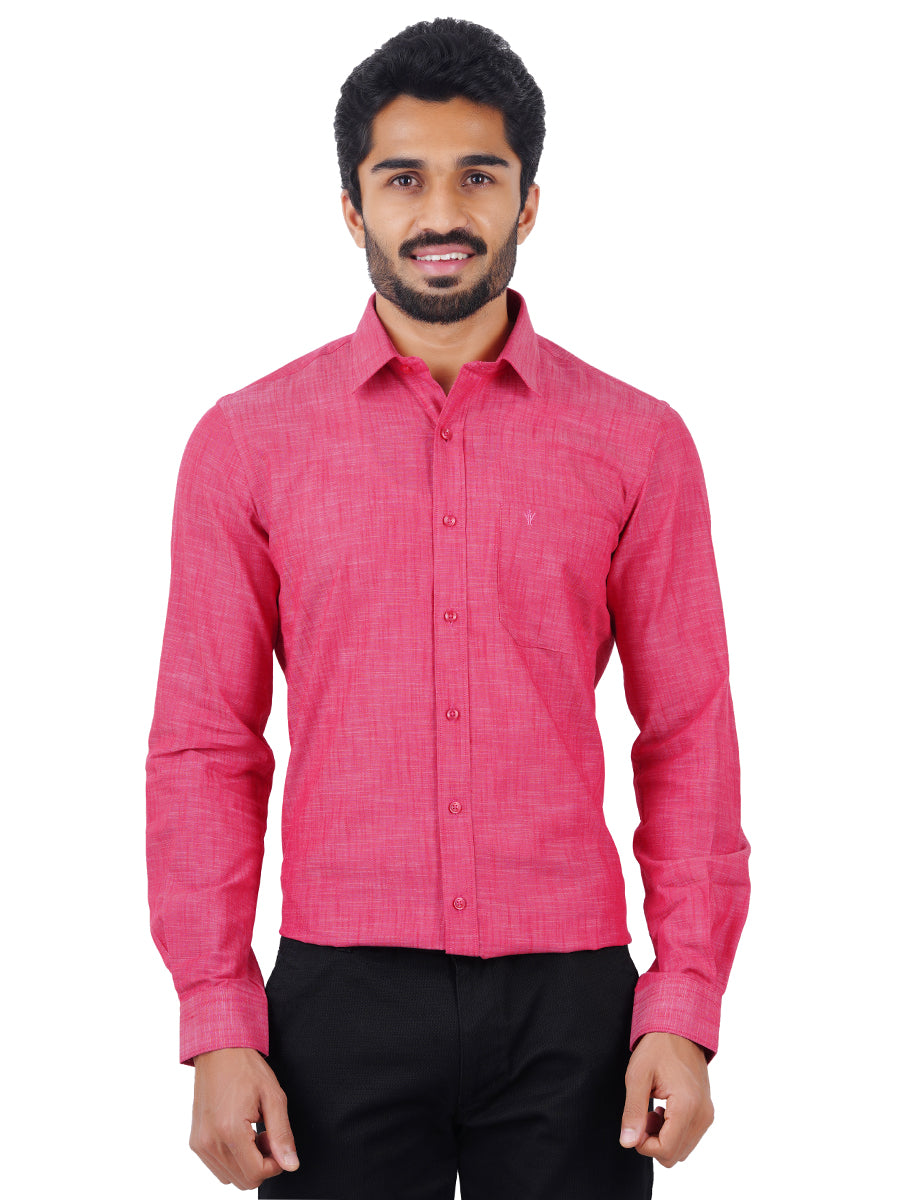 Mens Formal Shirt Full Sleeves Pink CL2 GT1