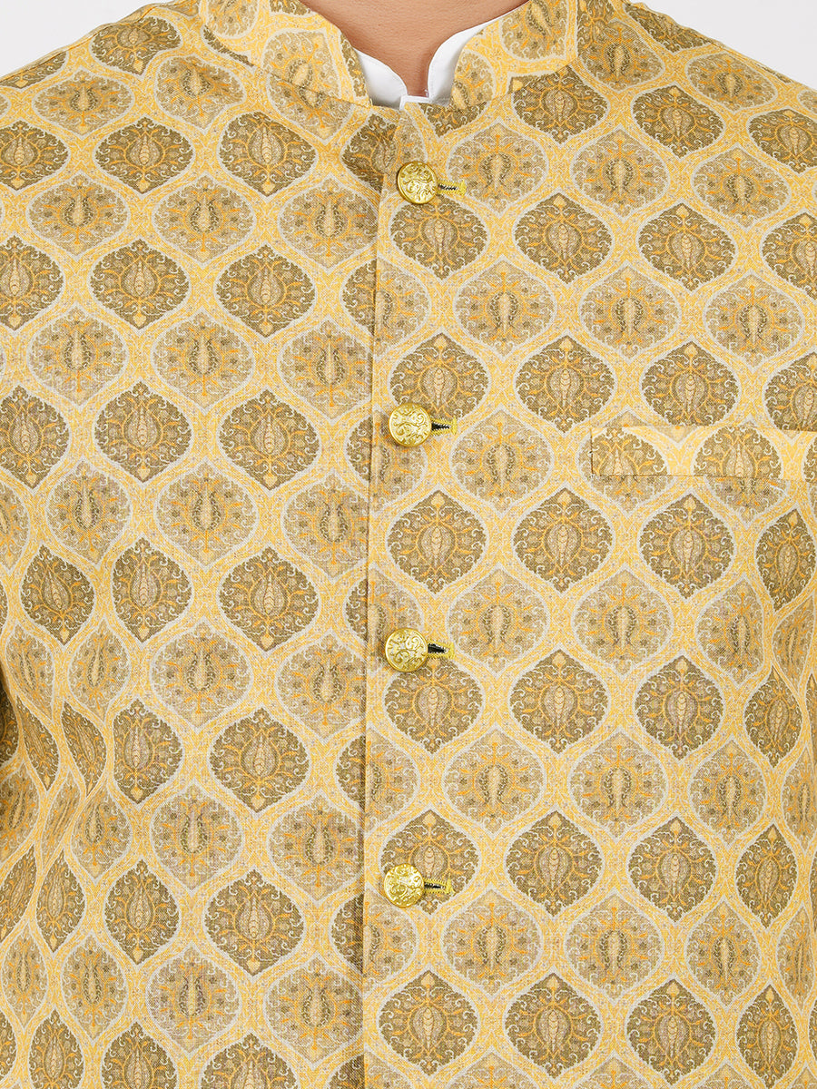 Mens Ethnic Jacket Sandal JB7-Zoom view