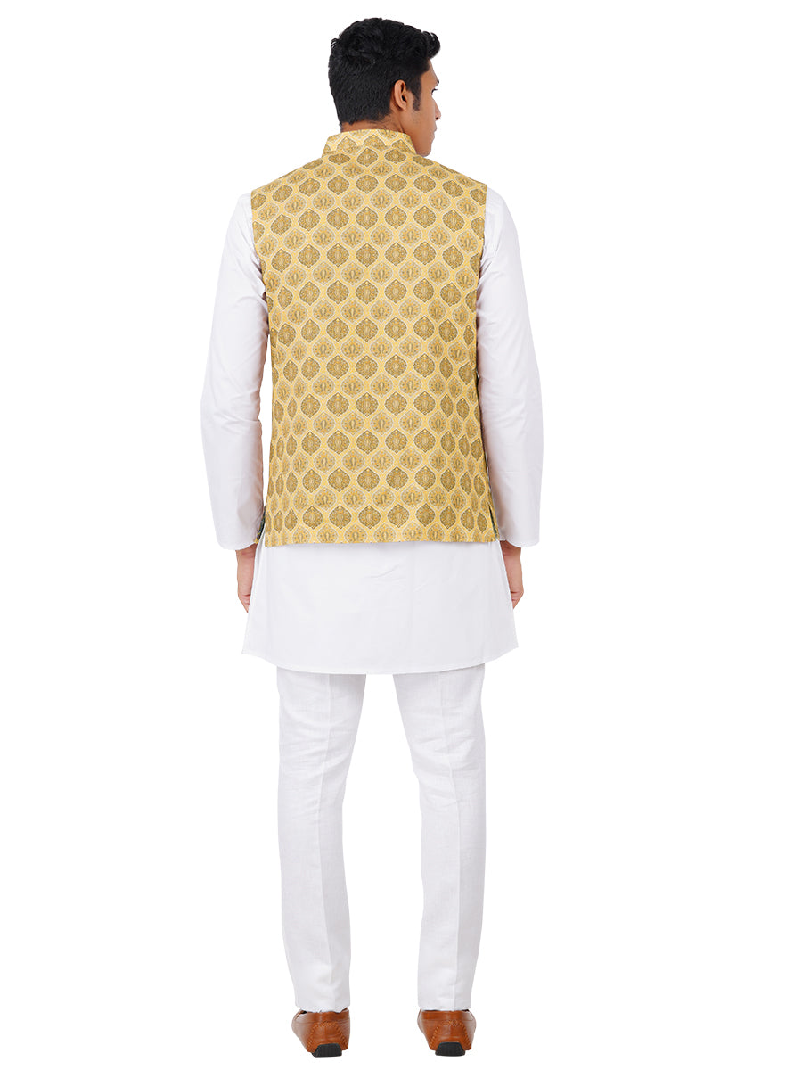 Mens Ethnic Jacket Sandal JB7-Back view