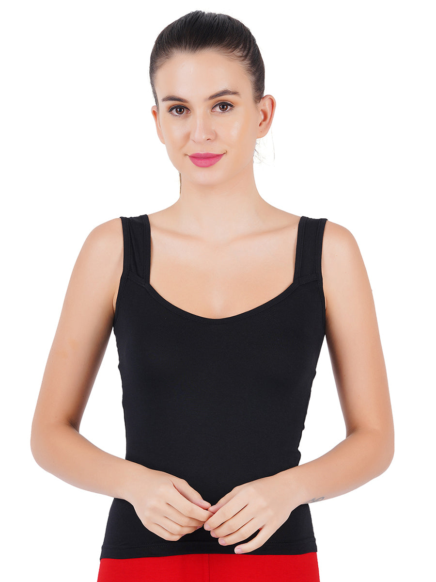 Womens Black Camisole Gracey (2 PCs Pack)