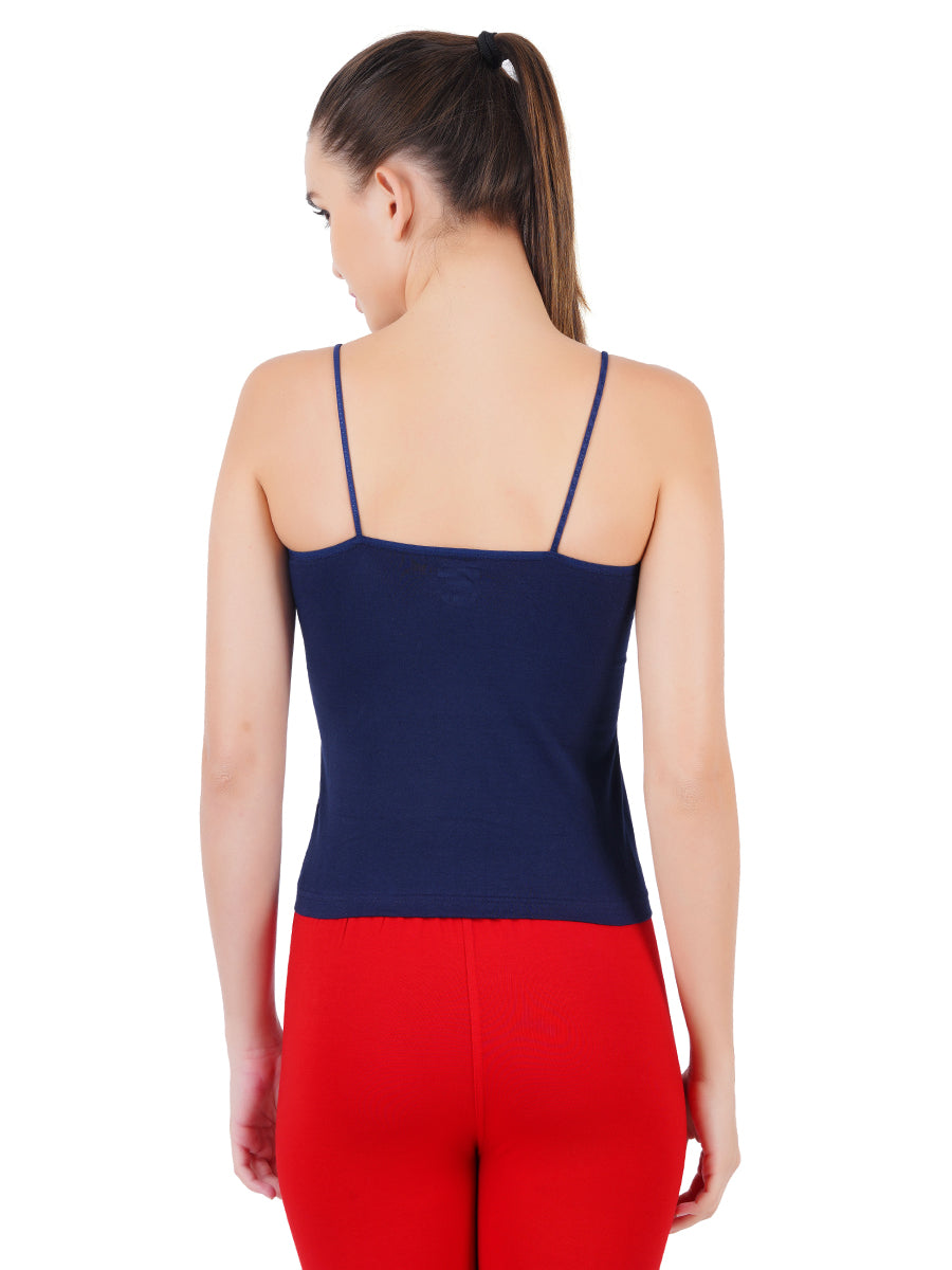 Womens Elastic Stripe Colour Camisole Amoka (2 PCs Pack)-Back alternative view