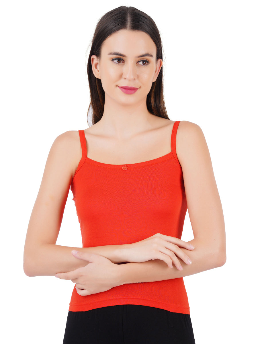 Womens Colour Camisole Cheers (2 PCs Pack)-Front view