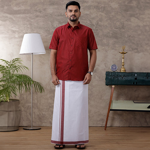 MENS DHOTI & SHIRT SET