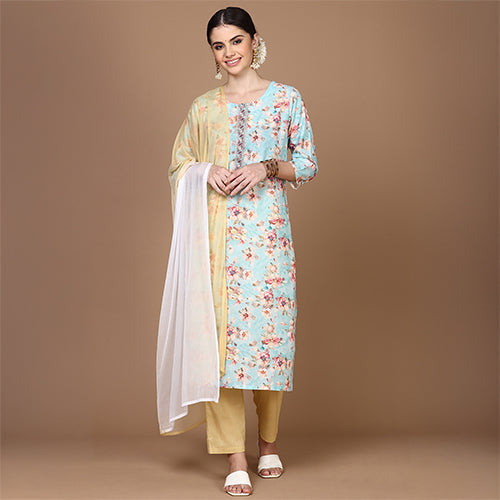 Printed Kurti Sets