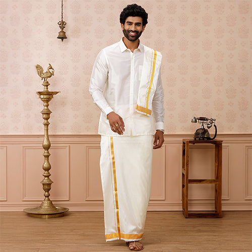 Dhoti Shirt & Towel