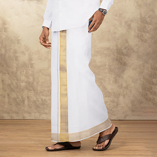 Jari Border Readymade Dhotis