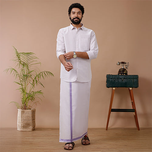 Tissue Jari Dhoti & Shirt Sets