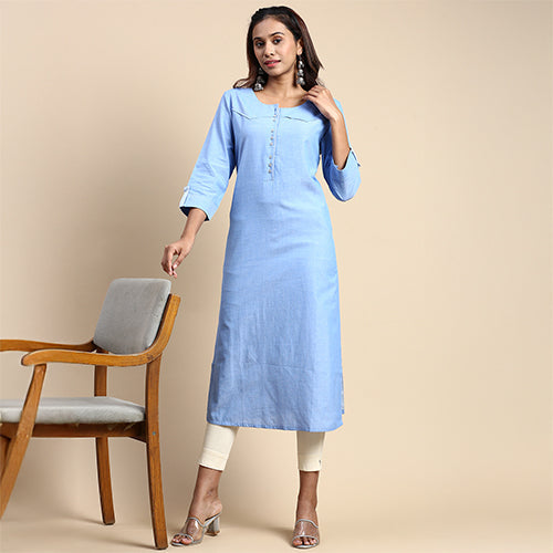 Cotton Plain Kurtis