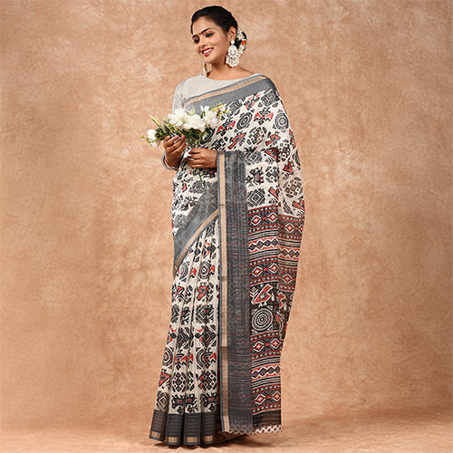 Semi Organza Sarees