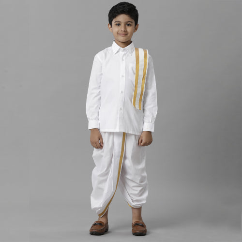 Boys Shirt Panchakacham & Towel