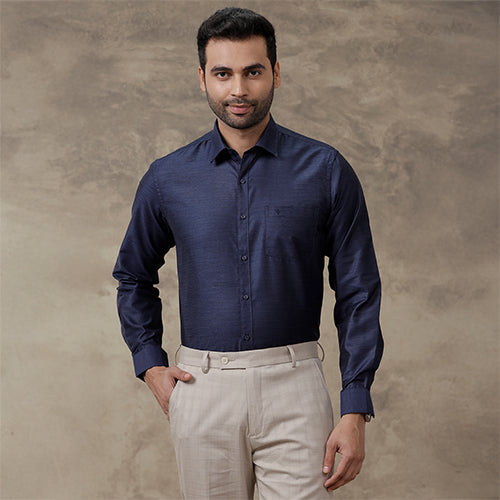 Cotton Blend Colour Shirts
