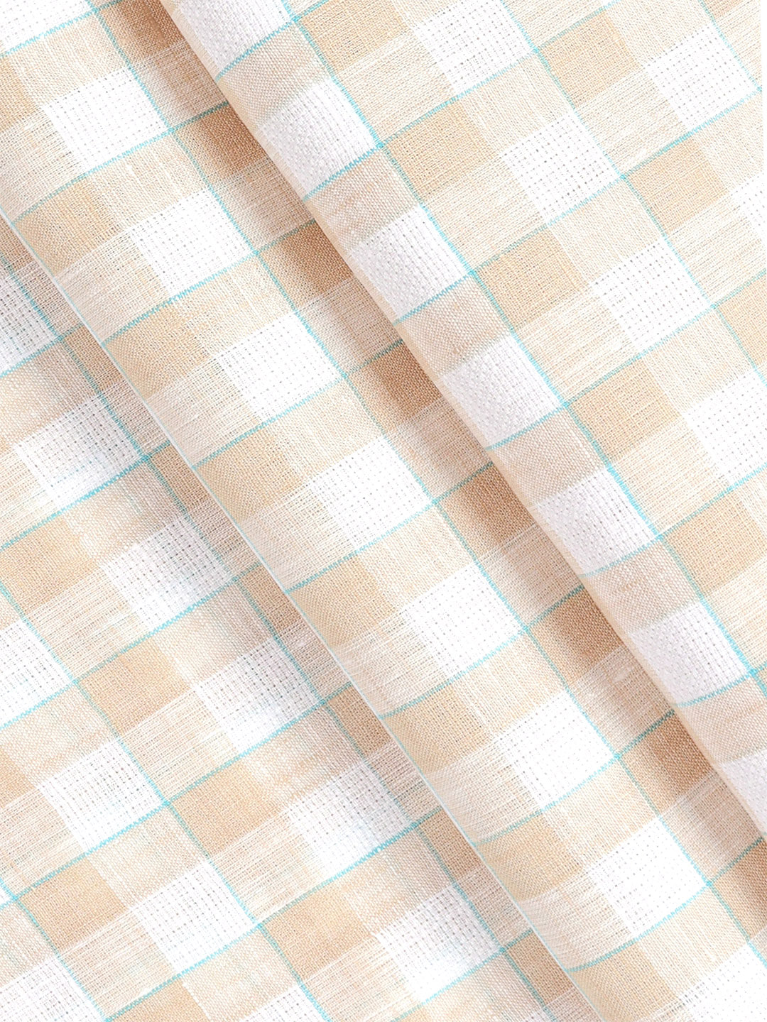 Pure Linen Checked Fabrics