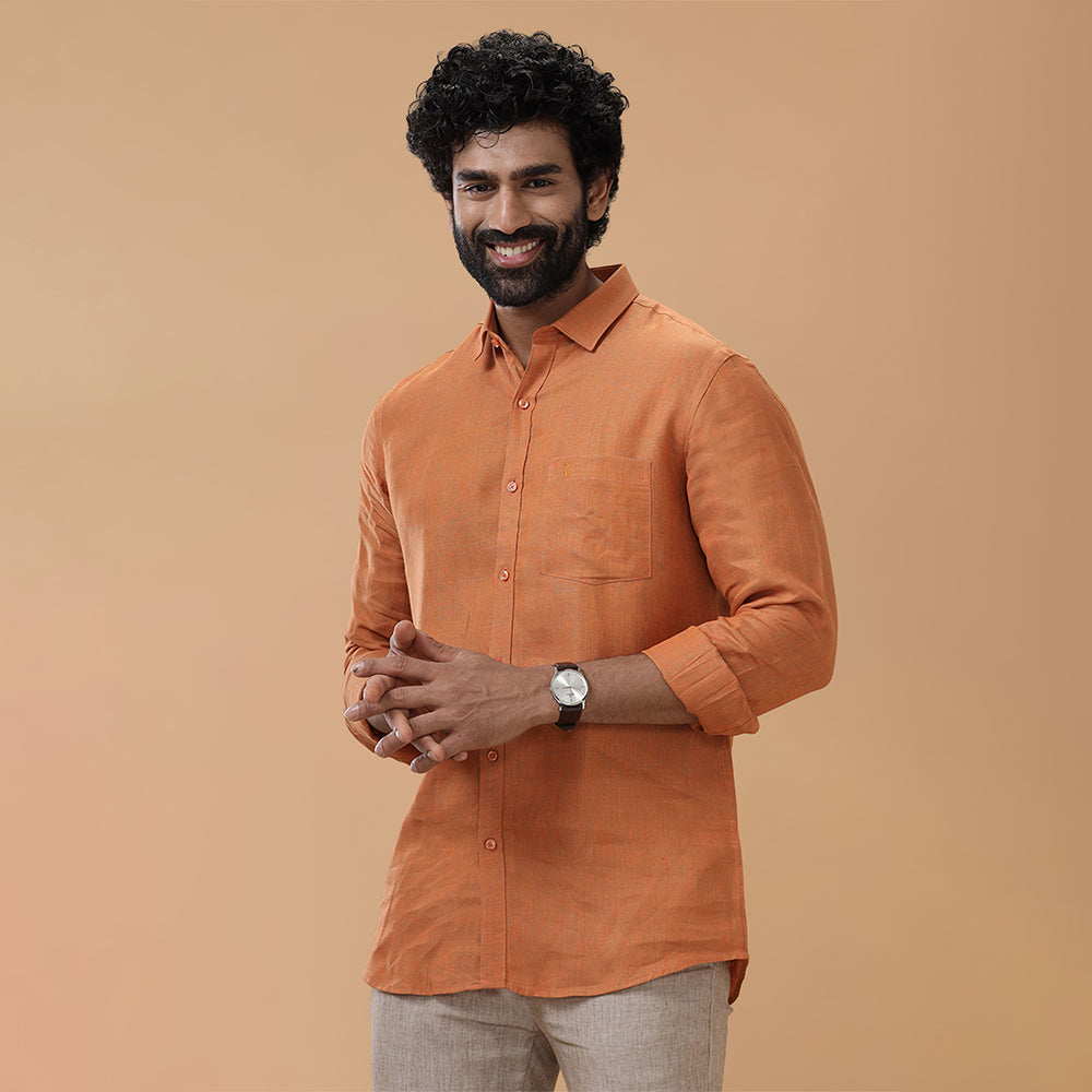 Pure Linen Colour Shirts