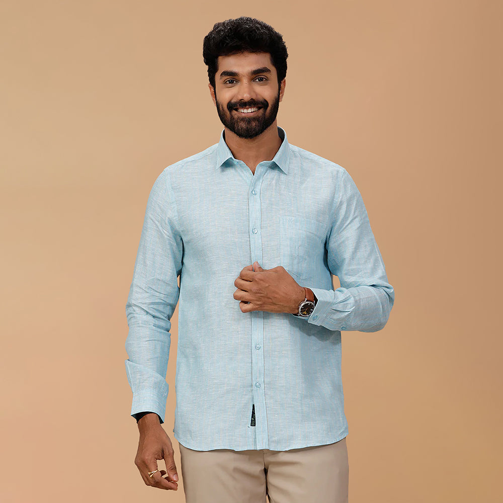 Pure Linen Striped